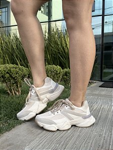 TÊNIS BIA BEGE/CINZA