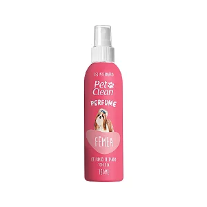 Perfume Deo Colônia Fêmea Petclean 120 ml