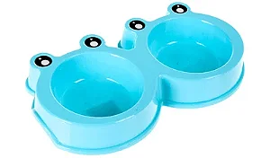 Comedouro 150ml Duplo Azul