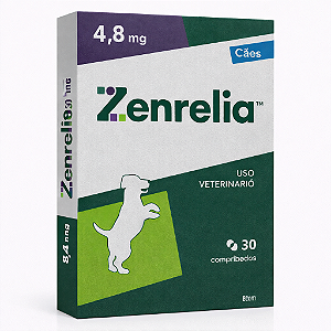 Zenrelia Comprimidos 4,8mg 30 Unidades Dermatite Cães Elanco