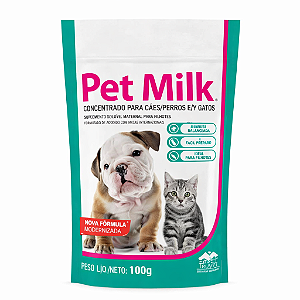 Pet Milk 100g Substituto Do Leite Filhotes Gatos Cães Vetnil
