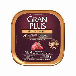 Ração Úmida Granplus Gourmet Cães Adultos Sabor Ovelha 300g