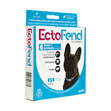 Coleira Ectofend 48cm Azul - 6 meses de proteção