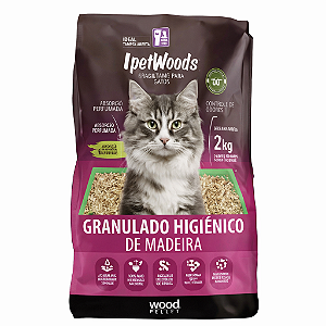 Granulado Higiênico De Madeira 2kg Ipet