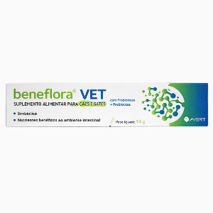 Beneflora Vet 14g Suplemento Probiotico Cães E Gatos Avert