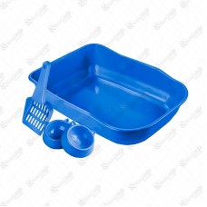 Kit Bandeja C/pa E 2 Comed Azul Durapets