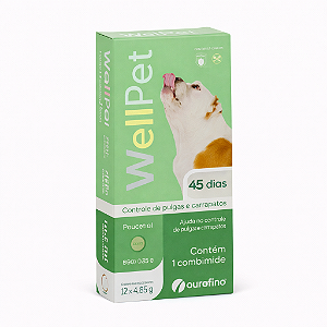 Antipulgas Carrapatos Ourofino Wellpet Cães 10-20kg
