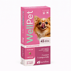 Antipulgas Carrapatos Ourofino Wellpet Cães 2 A 4,5kg