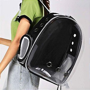 Mochila Bolsa Transporte Astronauta Preta