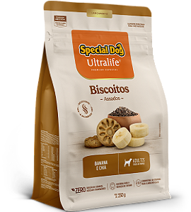 Biscoito Ultra Life Adulto Banana 250g