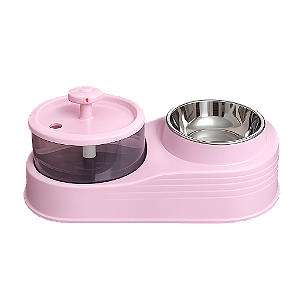 Kit Fonte C/bomba E Comedouro Inox