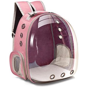 Mochila Bolsa Transporte Astronauta Rosa
