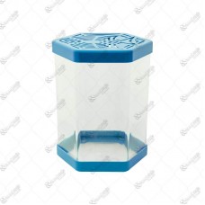 Beteira Acrilica Decorada Azul