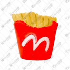 Brinquedo De Vinil Batata Frita 9cm