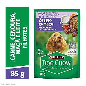 Dog Chow Filhote Carne E Leite 85g