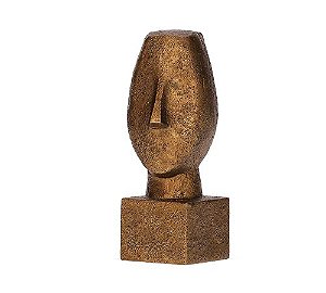 ESCULTURA FACE EM POLIRRESINA