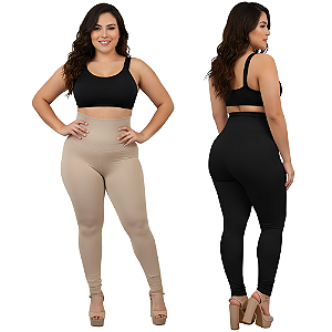 Legging Levanta Gluteos Alta Compressão Anti-Celulite
