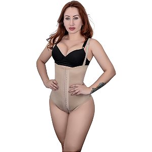 Cinta Pós Cirúrgica Alta Compressão Colchete Triplo De Aço