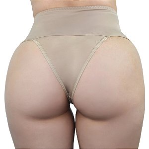 Calcinha Fio Dental Modeladora Alta Compressão Reduz Culote