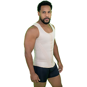 Colete Regata Modeladora Masculina Alta Compressão Reduz Medidas