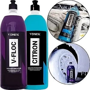 Kit Pré Lavagem Citron + V-Floc Vonixx