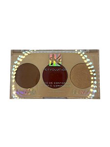 Hervolution Trio Contorno, Blush e Iluminador
