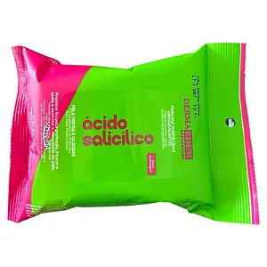 Lenços Toalhas Umedecidas Demaquilante Ácido Salicílico 25un - DermaChem