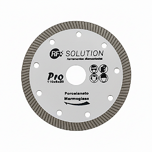 Disco de Corte Extra Fino RF SOLUTION PRO 110 x 8mm Meia Esquadria