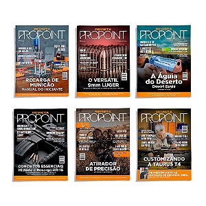 Kit Com 6 Revistas Propoint - 1, 2ª, 3ª, 4ª, 5ª E 6ª Edição