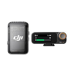Microfone DJI Mic 2 (1 TX Microfone + 1 RX Receptor) BR