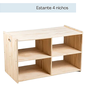 Estante 4 nichos