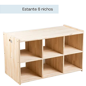 Estante 6 nichos