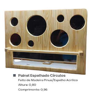 Painel Espelhado Círculos