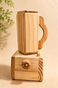 Liquidificador Infantil de Pinus para Brincar