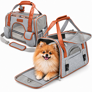 Bolsa Transporte Pet Luxo Cães E Gatos Avião