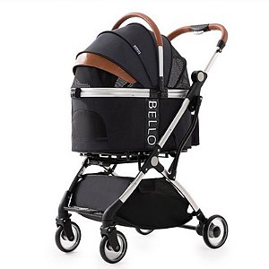 Carrinho de Passeio Pet Cães Gatos Carro Luxo
