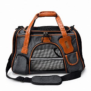 Bolsa Transporte Pet Luxo Grande Cães Gatos Carro Avião