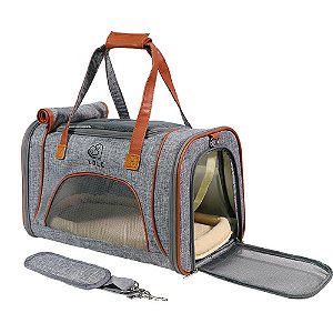 Bolsa De Transporte Pet Avião Para Cães E Gatos Luxo