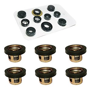 Kit reparos + 6 Válvulas Jp40 Jacto 427070