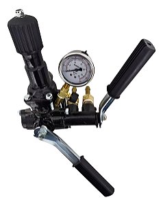 Comando Pulverizador Regulador Pressão Manômetro 2 Vias Jact Preto