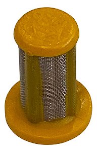 Kit 20 Peneira Cônica Malha 80 Para Porta Bico Modelo Jacto Amarelo