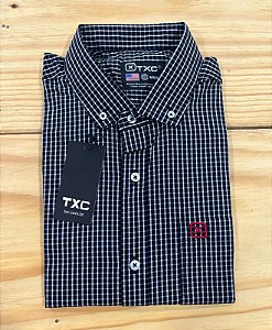 Camisa Country TXC - manga curta - 100% algodão - várias cores