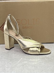 Sandália Solis Brasil Ouro Light