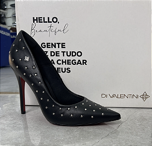 Scarpin Di Valentini Preto