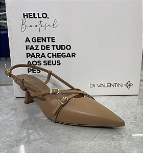 Slingback Di Valentini Caqui / Marfim