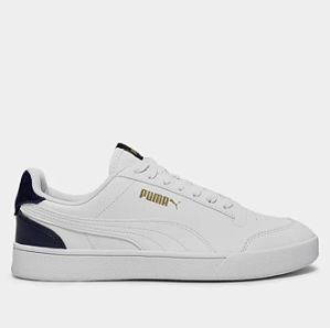 Puma Shuffle Branco Couro