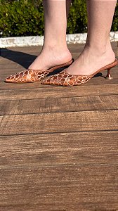 Mule SZ Bordado Caramelo