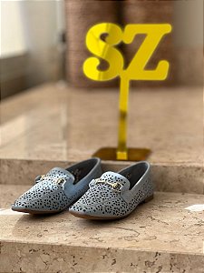 Mocassim SZ Blue em couro
