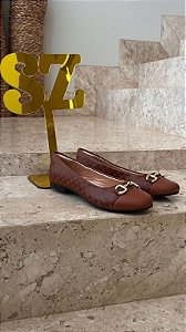 Sapatilha SZ Comfort Monograma Café