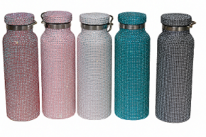 Garrafa  Strass Swarovski com Alça